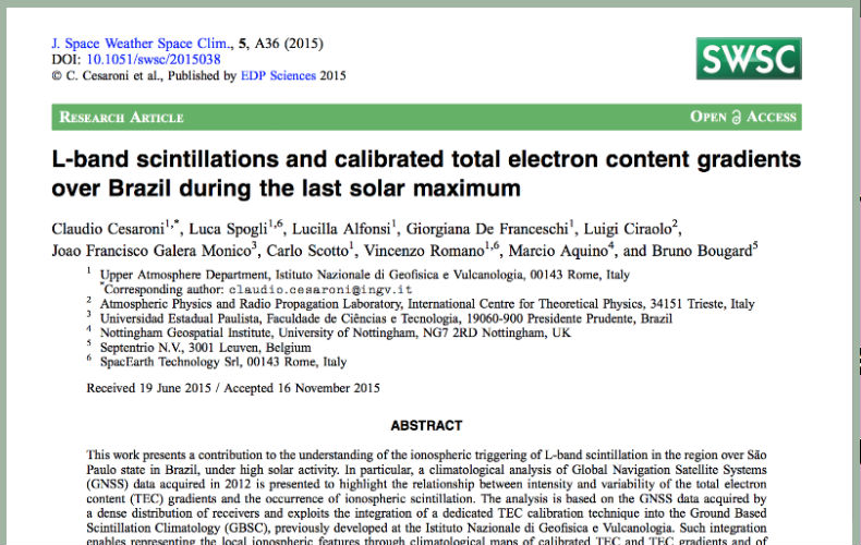 Space Weather & Climate