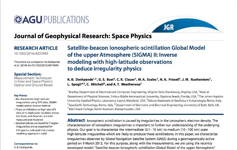 Advancing Earth and Space science