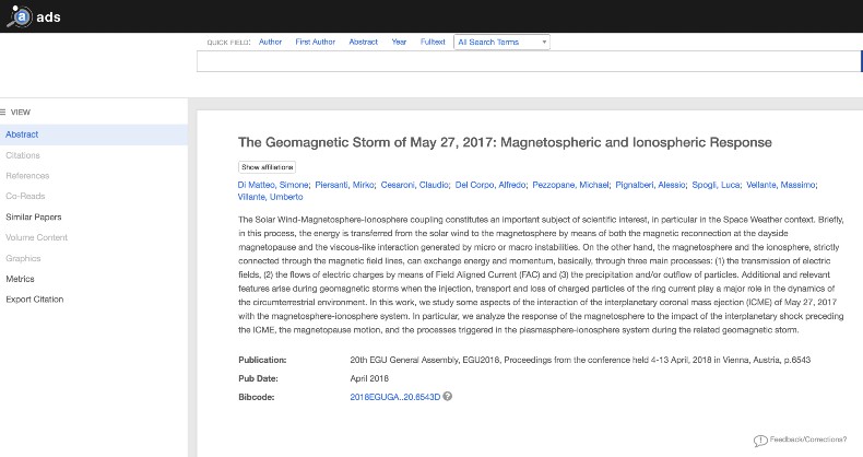 Astrophysics Data System